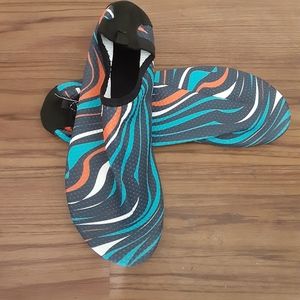 Blue Orange Slippers/Water Shoes